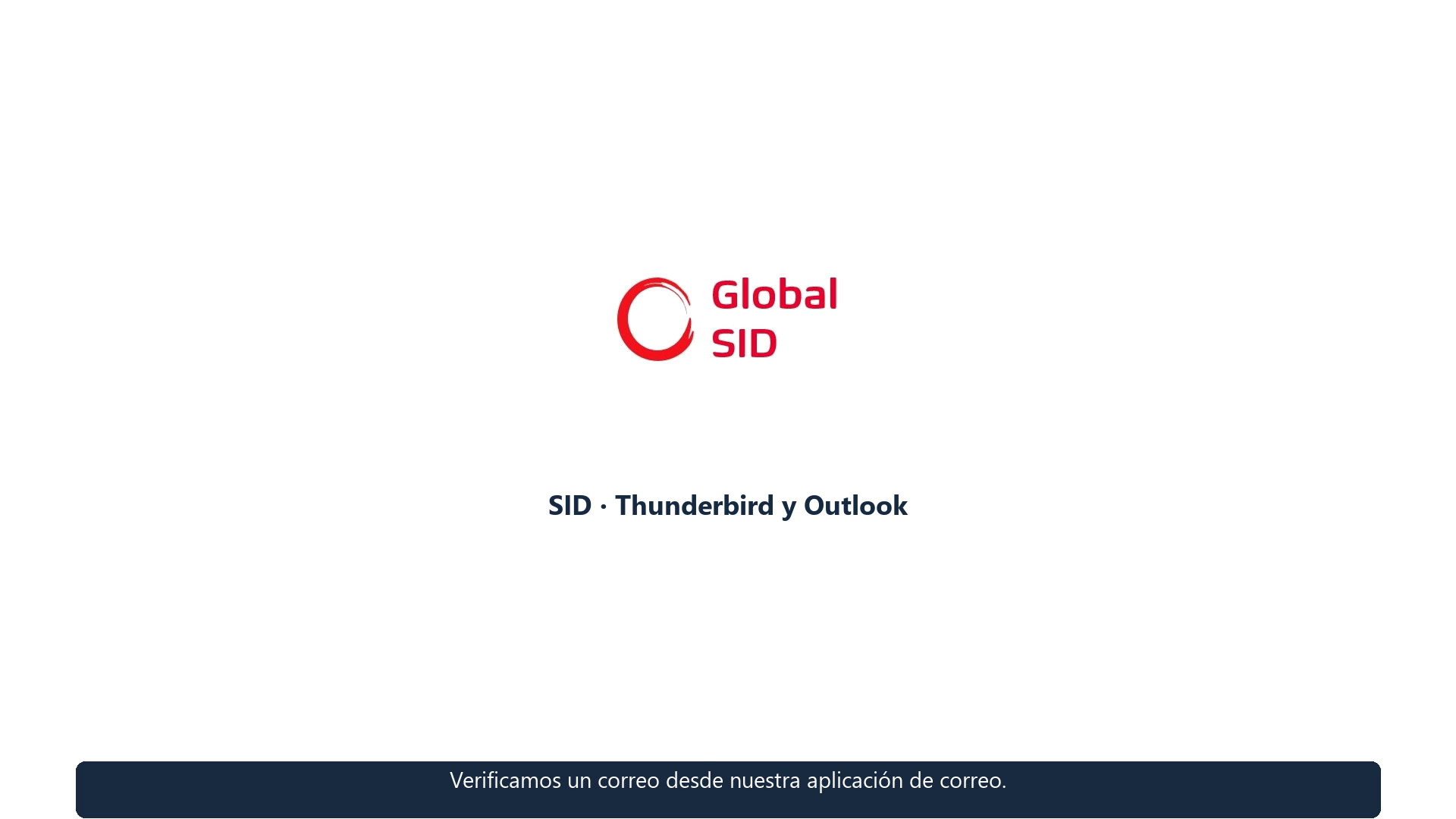 Verificación de un correo SID con los complementos para Thunderbird y Outlook