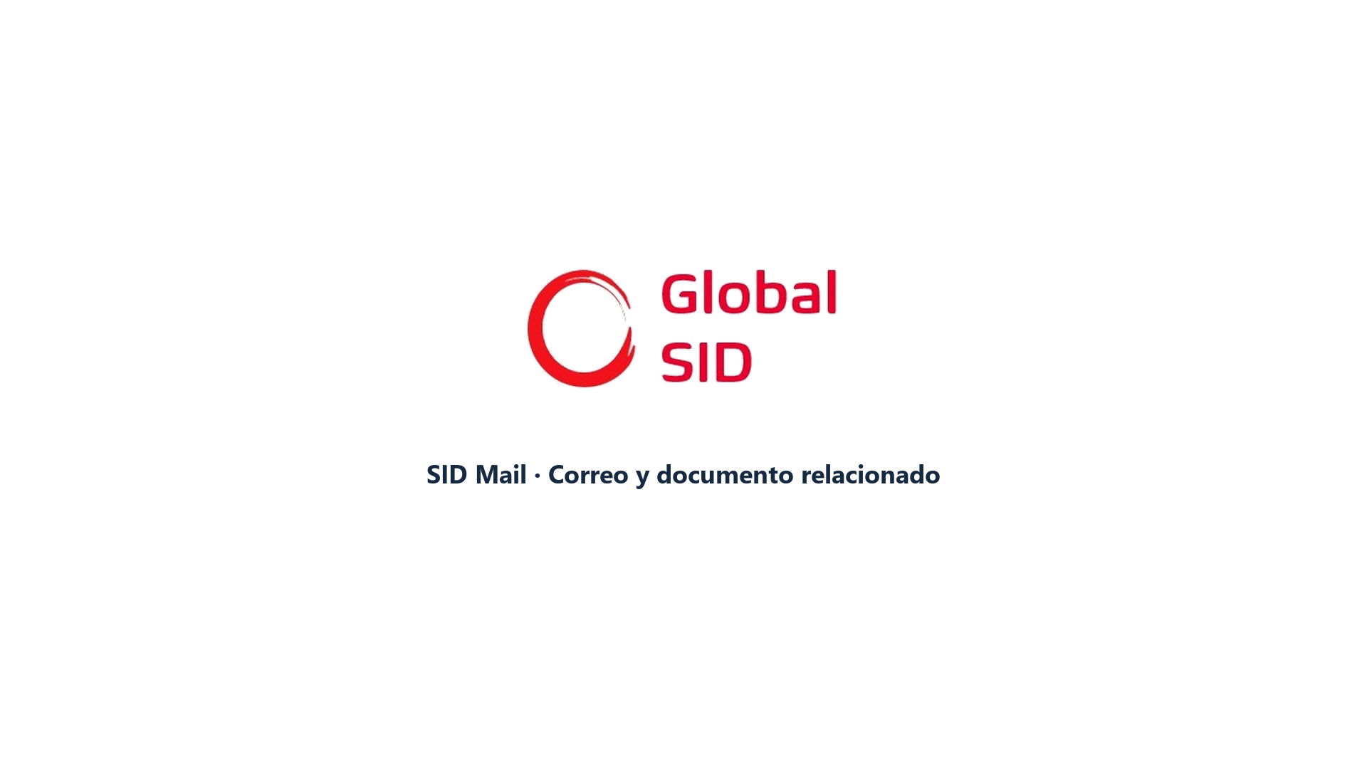 Consulta de un correo SID recibido y su documento relacionado